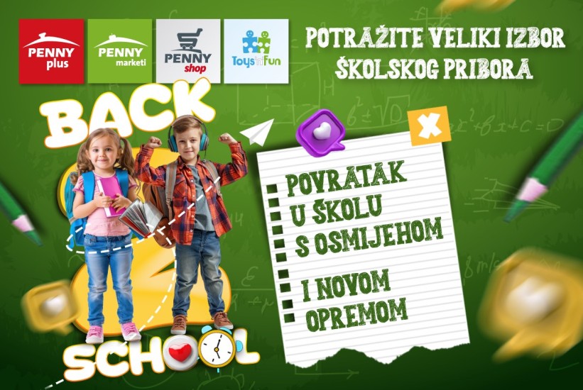 Spremni za školu? Penny vas vodi u novu školsku godinu s osmijehom!
