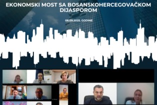 Održan prvi online forum "Ekonomski most sa bosanskohercegovačkom dijasporom"