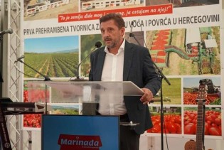 Otvorena prva fabrika za preradu voća i povrća u Hercegovini