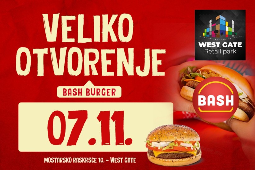 Veliko otvorenje: Bash u West Gate Retail Parku