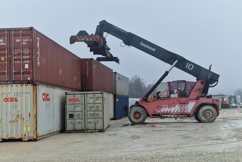 Otvoren teminal Suha luka u Tuzli: Prvi voz sa robom iz Hrvatske stigao u Tuzlu