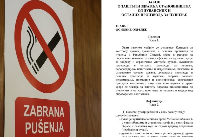 RS uvodi potpunu zabranu pušenja u zatvorenim javnim prostorima