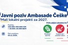 Češka ambasada u BiH dodjeljuje do 40.000 KM po projektu: Objavljen javni poziv